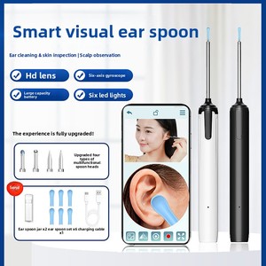 กล้องตรวจหูไร้สายคุณภาพสูง WiFi 1080P <span class=keywords><strong>HD</strong></span> พร้อมเลนส์บางเฉียบ 3.5 มม. แบบชาร์จไฟได้ สำหรับใช้ในบ้าน กำจัดขี้หู - Product Image 5