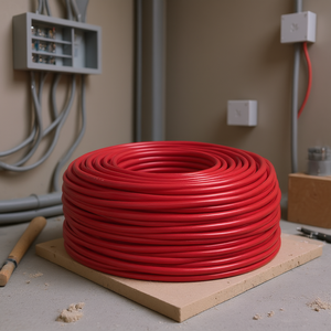 Volteck CCA-12R Filo in Alluminio Rivestito di Rame 12 AWG, Rosso, Rotolo da 100m, Isolamento in PVC, 600V, per Impianti Elettrici - Product Image 2