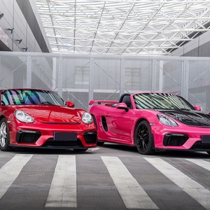 Kit de Carrocería Delantera 2023 para Modificación de Autos 2012-2017, Faros Antiniebla, Actualización para Cayman Boxster 981 718 - Product Image 6