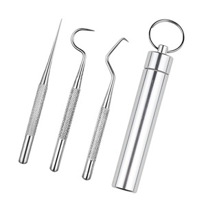 Stainless Steel <b>Toothpicks</b> Portable Dental Cleaning Kit 15g For Adults Teeth Care Set - Product Image 3
