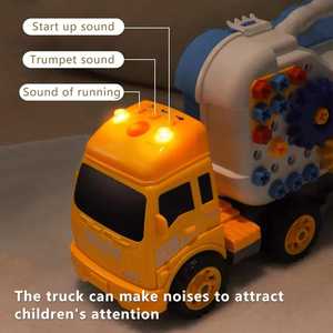 Jeu de forets à mosaïque créatifs de 160 pièces, outil d'apprentissage STEM, jouets avec tournevis de camion pour garçons et filles - Product Image 6