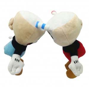 Peluche de 25 cm del Personaje Mugman del Videojuego <span class=keywords><strong>Cuphead</strong></span>, Muñecos de Peluche para Niños - Product Image 6
