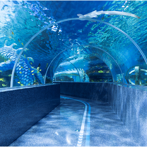 ถังปลาทรงกลมตู้ปลาไร้ขอบทำจากพลาสติกขนาดใหญ่สำหรับบ้าน - Product Image 4