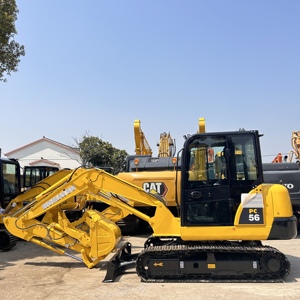 Excavatrice Komatsu PC56 d'occasion Moteur Boîte de vitesses Pompe PLC pour la construction Minière Capacité de la cuvette de 0,22 m Poids opérationnel de 5,3 tonnes - Product Image 4