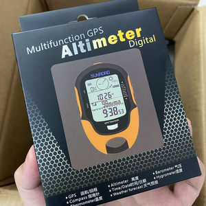 DSM11 Boussole GPS multifonction, altimètre, baromètre, appareil de navigation portable pour l'extérieur, montre de sport jaune et noire - Product Image 4