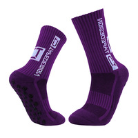 Chaussettes de football antidérapantes épaisses de performance sur mesure pour hommes, modèle Elite Soccer Grip, vente en gros