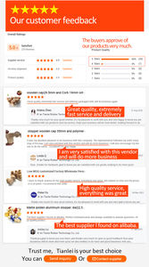 맞춤형 나무 캡 천연 코르크 합성 스토퍼 플라스틱 캡 순수 코르크 마개 알루미늄 캡 폴리머 코르크 마개 - Product Image 5