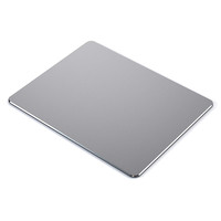 Op maat gemaakte logo metalen aluminium muismat gladde waterdichte harde gaming muismat voor pc laptop computer desktop