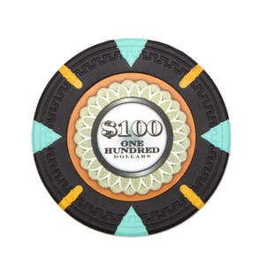 Mint 13.5 Gram <b>Clay</b> Poker Chips with Tray High Quality Gaming Chips for Professional Players - Product Image 6