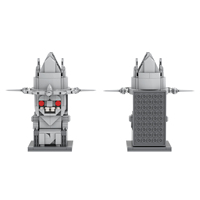 Kits de Ladrillos MOC de Creatividad de Películas de Anime, Contenedor de Ladrillos DIY, Juguetes de Bloques de Construcción para Niños MOC7748