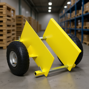 Carrello Pneumatico Giallo con Ruote da 10 Pollici, Capacità 600 Libbre, per Uso in Magazzino - Product Image 2