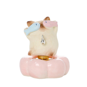 Ruijie – ensemble de figurines de chatons de dessin animé, 6 pièces, cadeau décoratif pour la maison, le bureau, ornement de bureau - Product Image 5