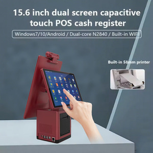 15.6 inch dual-màn hình 10-điểm duy nhất màn hình cảm ứng xoay máy <span class=keywords><strong>POS</strong></span> <span class=keywords><strong>Android</strong></span>/Windows i5 4th/5th thế hệ 8GB RAM 256GB wifi - Product Image 3