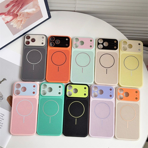 เคสระบายความร้อนแม่เหล็กสำหรับ iPhone 13 14 15 16 17 Pro Max ป้องกันแรงกระแทก พร้อมฝาปิดกล้องสีสันสดใส ช่องหน้าต่างกล้องขนาดใหญ่ - Product Image 1