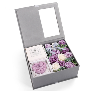 Custom Luxury Valentine's Day Paper Gift <strong>Flower</strong> Packaging <strong>Box</strong> With Clear Window - Product Image 5