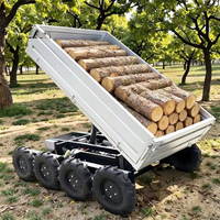 Transporteur électrique télécommandé Verger agricole chinois 8x8 Véhicule tout terrain électrique UTV ATV agricole