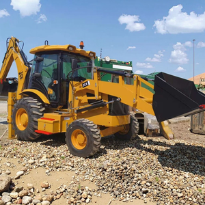 Earthmoving Machine Second-Hand Backhoe Loader <b>CAT</b> 428F Engine Gearbox Pump Good Condition Japan Origin for Report for Sale - Product Image 4