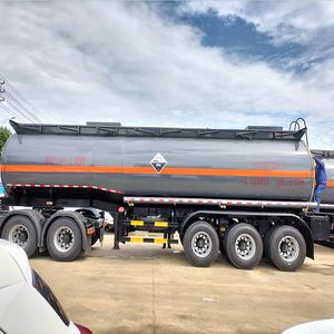 รถกึ่งพ่วงสี่เหลี่ยม28.4สำหรับวัสดุกัดกร่อนแบบแขวนครึ่งเดียว - Product Image 6