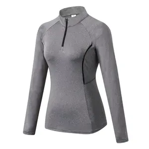 Mùa Thu Phụ Nữ Phòng Tập Thể Dục Thoải Mái Full Zipper Yoga Jacket Ladies Nhanh Khô Dài Tay Áo Thể Thao Hoạt Động Quần Áo Tập Thể Dục Slim Top