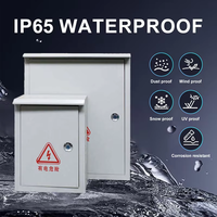 Boîtier de surveillance CCTV extérieur étanche IP65 en aluminium et acier inoxydable avec revêtement en poudre, boîte de distribution