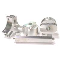 Pièces en aluminium anodisé sur mesure, usinage CNC, services de fabrication de produits professionnels pour l'acier inoxydable avec combinaison tournée et fraisée