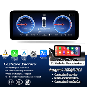 Schermo Touch da 12,3 Pollici con Sistema Linux, CarPlay, WiFi e BT per Mercedes Benz Classe A, GLA, CLA 2012-2018 NTG4.5 NTG5.0 - Product Image 1