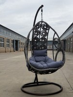 Balançoire avec support, balançoire sculptée Jhoola, design royal antique, balançoire Jhoola traditionnelle antique polie élégante