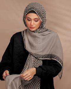 CCY 2025 vente en gros de mousseline de soie imprimé Palestine Keffieh châle foulard islamique femmes Shemagh arabe Hijab - Product Image 4