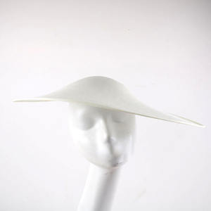 <span class=keywords><strong>Sombreros</strong></span> de tela tipo lino para dama, base de lino Royal <span class=keywords><strong>Ascot</strong></span>, base de fascinador ovalada grande clásica - Product Image 6