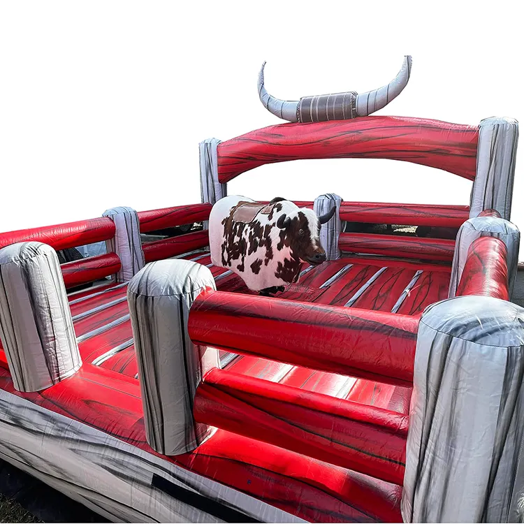Новый симулятор быка Родео машина надувная Механическая езда на быке для продажи