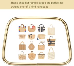 Uxcell - Asas Metálicas para Bolsos, Anillos Trapezoidales para Bolsos, Hebillas de Repuesto para Bolsos, Herrajes para Bolsos Tejidos a Mano, Unisex - Product Image 6