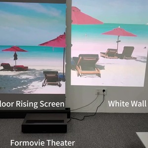 Nouvel arrivage : Écran de projection motorisé ALR UST portable LeApex-Gray Cry, 72-150 pouces, 4K, 3D, 16:9, gain amélioré 1.8, à levage au sol - Product Image 4