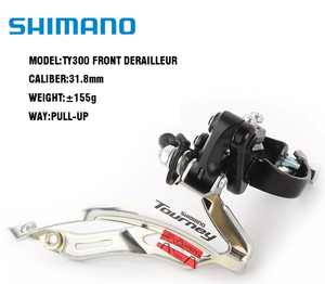 <span class=keywords><strong>Desviador</strong></span> Delantero para Bicicleta <span class=keywords><strong>Shimano</strong></span> <span class=keywords><strong>Tourney</strong></span> FD-TY300, 6/7/8 Velocidades, para Bicicleta de Montaña, Montaje por Soldadura / Abrazadera de 31.8 / 34.9 - Product Image 3
