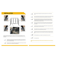 Support de chargement universel pour camion avec barre de protection et porte-charge sur le plateau