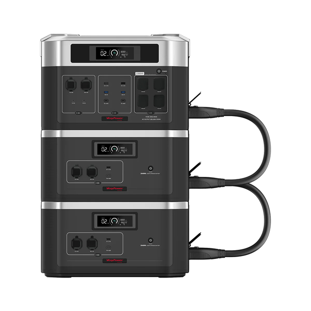 2000W Portable Power Station Extensible Rechargeable Battery Camping Solar Generator with Backup Battery for Outdoor Adventures