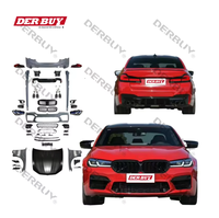 Kits de carrosserie pour BMW Série 5 G30 2012-2017 Upgrade to G30 M5 LCI 2021 + Front Rear Bumper Side Skirt Full Body Kits