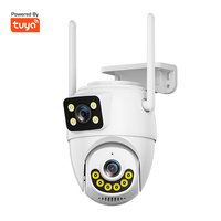 Tuya PTZ WiFi caméra couleur Vision nocturne Audio bidirectionnel suivi de mouvement IP66 étanche Protection extérieure