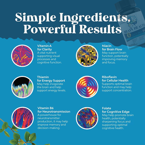 Özel etiket beyin <span class=keywords><strong>Boost</strong></span> kapsüller vitaminleri bilişsel beyin gelişimi ve sağlık promosyonu için folik asit Thiamin takviyeleri - Product Image 3