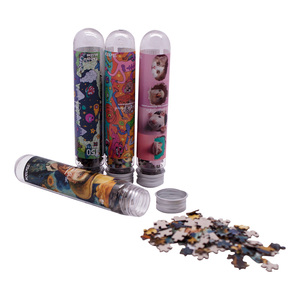 OEM nóng bán 150 miếng có thể in nhỏ mini bé câu đố thông minh trò chơi câu đố cho trẻ em Ống - Product Image 1