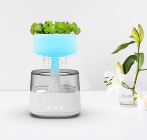 450ml nuovo arrivo marca Home Desktop miglior regalo ultrasuoni Aroma Mist Rain Cloud <span class=keywords><strong>umidificatore</strong></span> pianta fai da te - Product Image 5