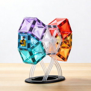 Magplayer Premium Blocchi Magnetici Educativi STEM, Piastrelle Magnetiche Colorate per Bambini e Prescolare, Giocattolo Didattico - Product Image 4