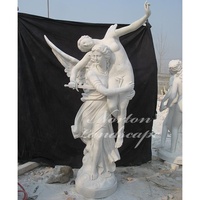 Décoration de jardin, sculpture de femme en pierre de style grec antique, la naissance de Vénus, statues en marbre blanc