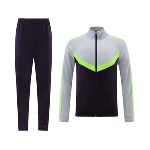 Chándal de Fútbol Unisex, Jersey de Entrenamiento de Manga Larga con Cuello Alto, Poliéster Transpirable con Diseño de Transferencia de Calor y Servicio OEM - Product Image 2