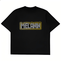 Transferts thermocollants personnalisés pour le Mois de l'Histoire des Noirs, motifs en strass pour T-shirt
