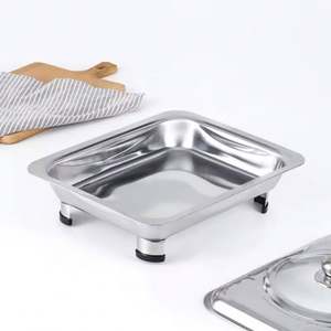 Plat de service professionnel en acier inoxydable écologique pour buffet de restaurant, avec couvercle, 50 pièces, idéal pour les événements et les fêtes – Vente directe usine - Product Image 5