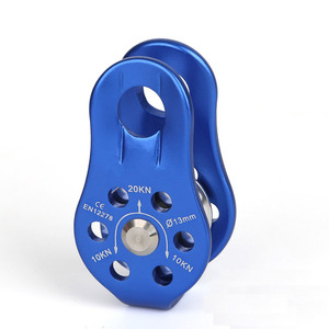LFEDC Poleas Giratorias de Alta Resistencia para Escalada, Equipo de Supervivencia al Aire Libre, Cuerda Fija Única para Montañismo, Kit de Rappel - Product Image 2