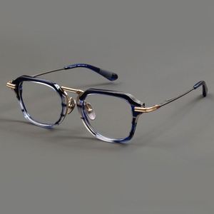 Vente en gros de lunettes optiques rétro de haute qualité en titane pur, montures de lunettes de vue pour hommes de style aviateur - Product Image 1