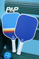Raqueta de Pickleball de Fibra de Vidrio, Empuñadura Antideslizante Premium, 16 mm de Grosor, Diseño Ligero para Niños, Entrenamiento y Entretenimiento
