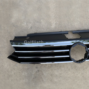 Griglia anteriore <span class=keywords><strong>R</strong></span>-<span class=keywords><strong>line</strong></span> griglie centrali Car Styling Chrome black per V W <span class=keywords><strong>Passat</strong></span> <span class=keywords><strong>B8</strong></span> 2017-2019 - Product Image 2