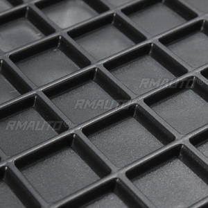 Paire de grilles inférieures noires pour pare-chocs avant de voiture BMW E60 E61 M 51117897186 51117897184, garniture de protection de pare-chocs - Product Image 4